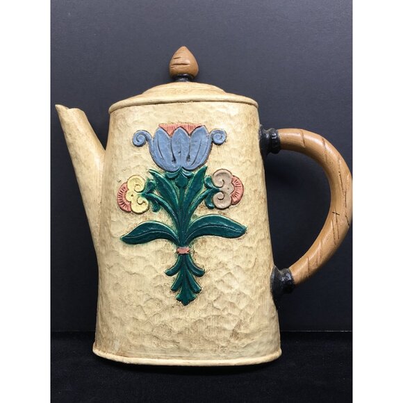 Vintage Home Interiors Kitchen Wall Decor Coffee Pot Kettle Skillet - Set of 3 - Picture 8 of 16